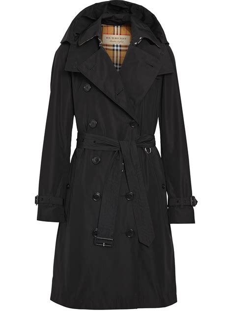 burberry kensington hooded trench coat|Burberry kensington trench coat women's.